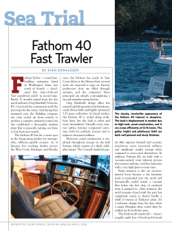 Sea Trial - Fathom Yachts