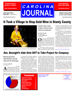 of this 2005 edition - John Locke Foundation