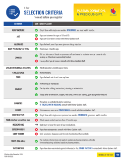 the information brochure