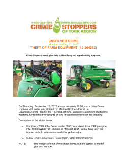 unsolved crime theft of farm equipment (12-264252)