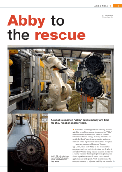 A robot nicknamed &ldquo;Abby&rdquo;