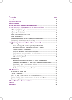 Contents - NSW Bar Association