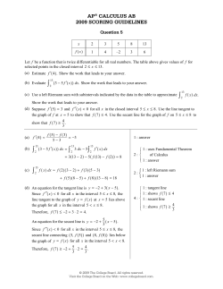 Sample Responses Q5 - AP Central