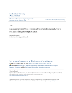 Development and Uses of Iterative Systematic Literature Reviews in