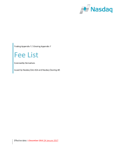 Fee List