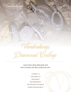 Diamond College - Vandenbergs Jewellers