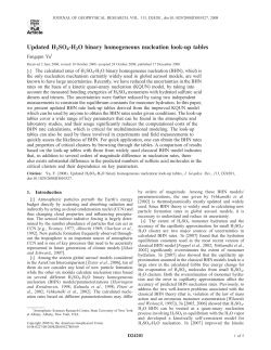 Updated H2SO4-H2O binary homogeneous nucleation look