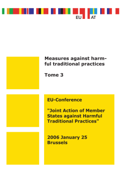 Measures against harmful traditional practices