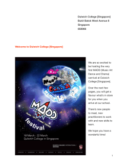 MADD brochure - Dulwich College Suzhou