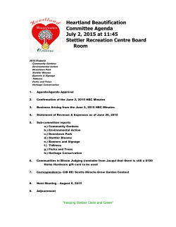 Heartland Beautification Committee Agenda July 2
