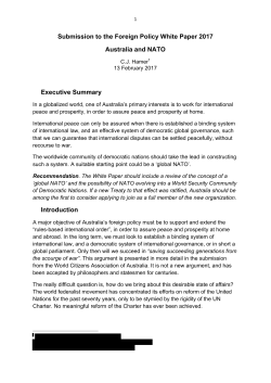 Hamer, Chris - Department of Foreign Affairs and Trade