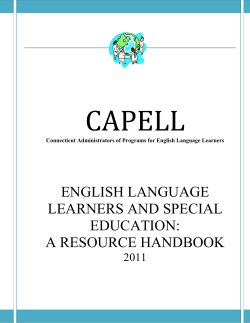 english language learners and special education: a
