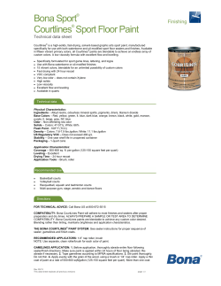 Bona Courtlines Sport Floor Paint
