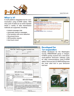 D-RATS Brochure