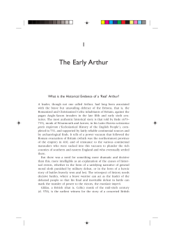 The Early Arthur - Blackwell Publishing