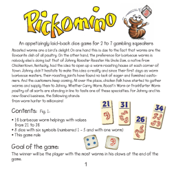 An appetizingly laid-back dice game for 2 to 7