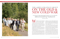 NEW COLD WAR - The Aspen Institute