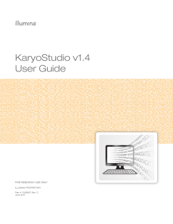 KaryoStudio v1.4 User Guide (11328837)