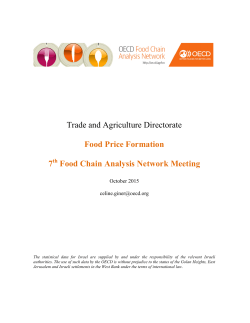 Food Price Formation