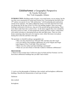 Cobblestone Lesson - New York Geographic Alliance