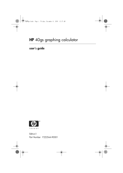 HP 40gs graphing calculator - Calculatrices-hp