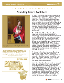 Standing Bear`s Footsteps