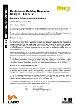Domestic extensions and alterations