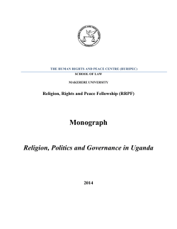 Monograph - Huripec - Makerere University