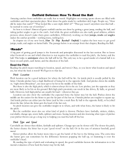 Outfield-How to Read Ball - Baseball Coaches
