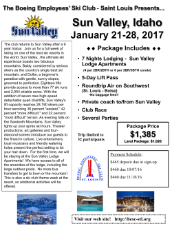 Sun Valley, ID - Boeing Employees Ski Club