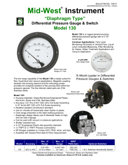 Model 130 Gauge Product Bulletin