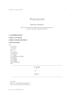 Polygons - OpenStax CNX