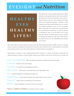 Eyesight and nutrition.indd
