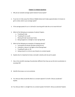 Chapter 5:1 Analysis Questions 1. Why do we calculate average