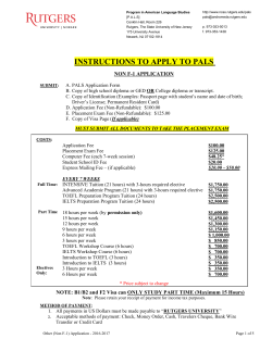 Month XX, XXXX - Rutgers University