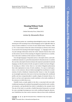 Rivista Italiana diF ilosofia Analitica Junior 7:1 (2016)