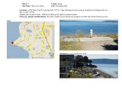 Site #: 8 Site Name: Three Tree Point County: King City: Normandy