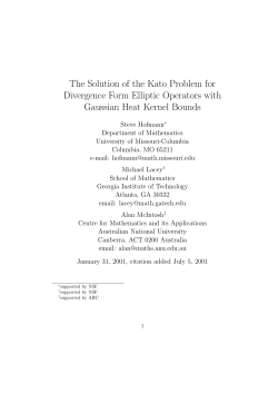 The Solution of the Kato Problem for Divergence Form Elliptic