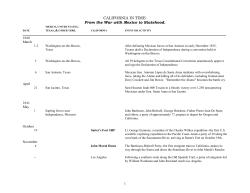 From the War with Mexico to Statehood