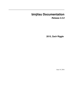 binjitsu Documentation