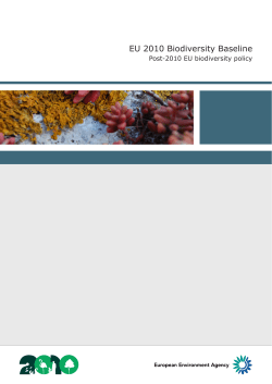 Biodiversity Baseline Summary