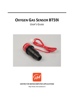 OXYGEN GAS SENSOR BT59i - CMA