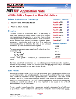 AN00115-001 - Trapezoidal Move Calculations