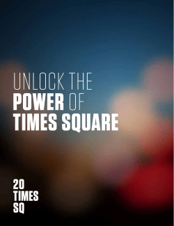 Brochure - 20 Times Square