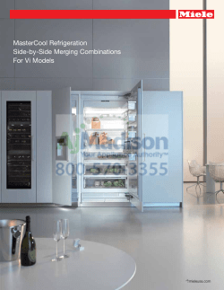 MasterCool Refrigeration Side-by-Side Merging