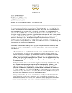 river of memory - Washington State Historical Society