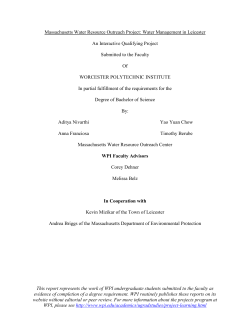 WROC Final Report - Worcester Polytechnic Institute