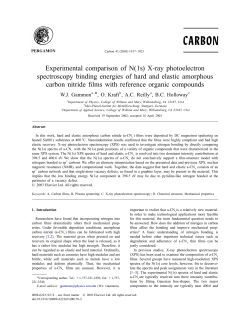 E xperimental comparison of N(1s) X-ray photoelectron