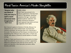 The Notorious Jumping Frog of Calaveras County