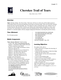 Cherokee Trail of Tears